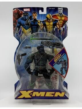 Marvel X-Men Classics Stealth Beast W/Launcher, ToyBiz 2005 Vintage